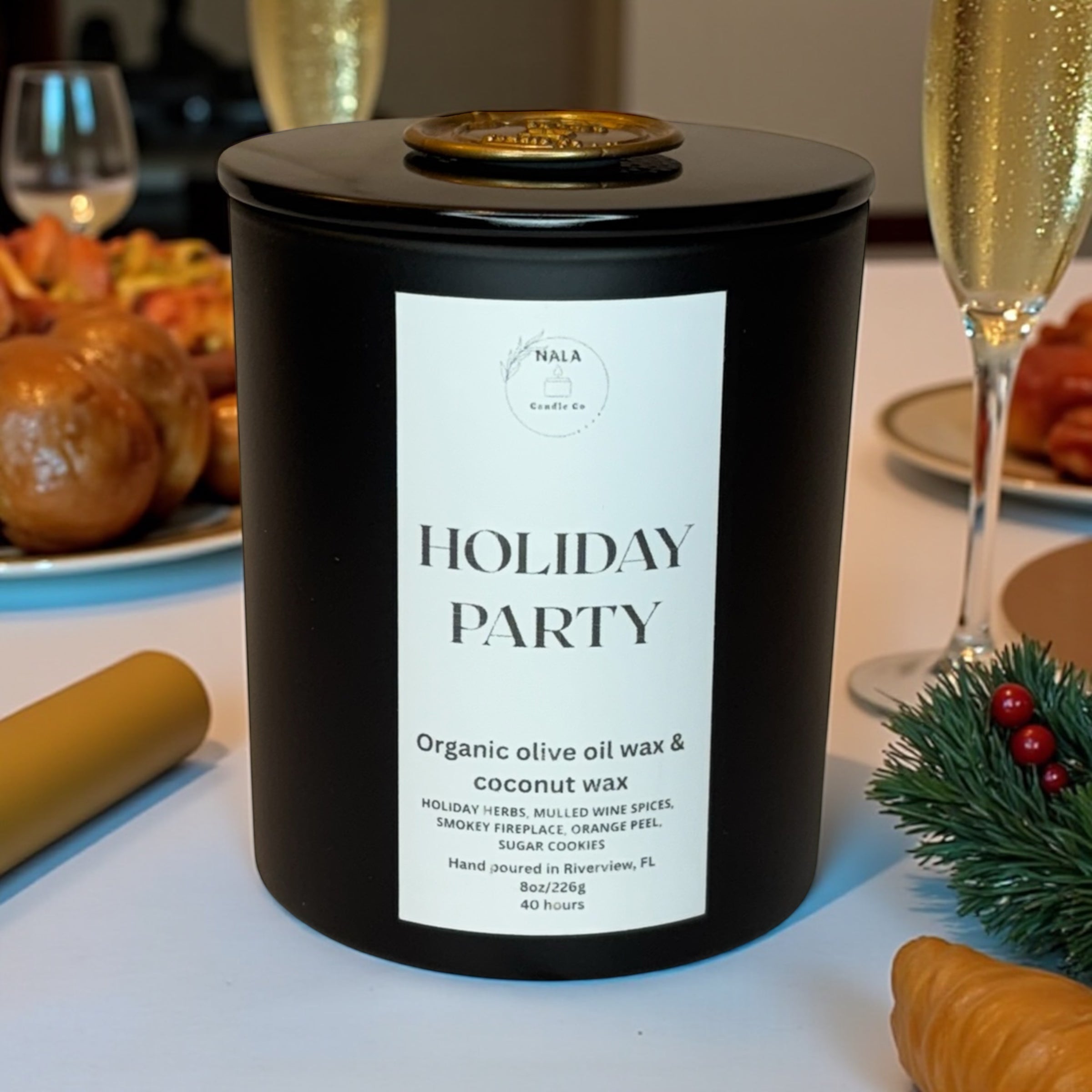 HOLIDAY PARTY 8oz candle