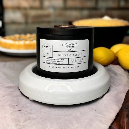 LIMONCELLO CREAM CAKE WICKLESS CANDLE